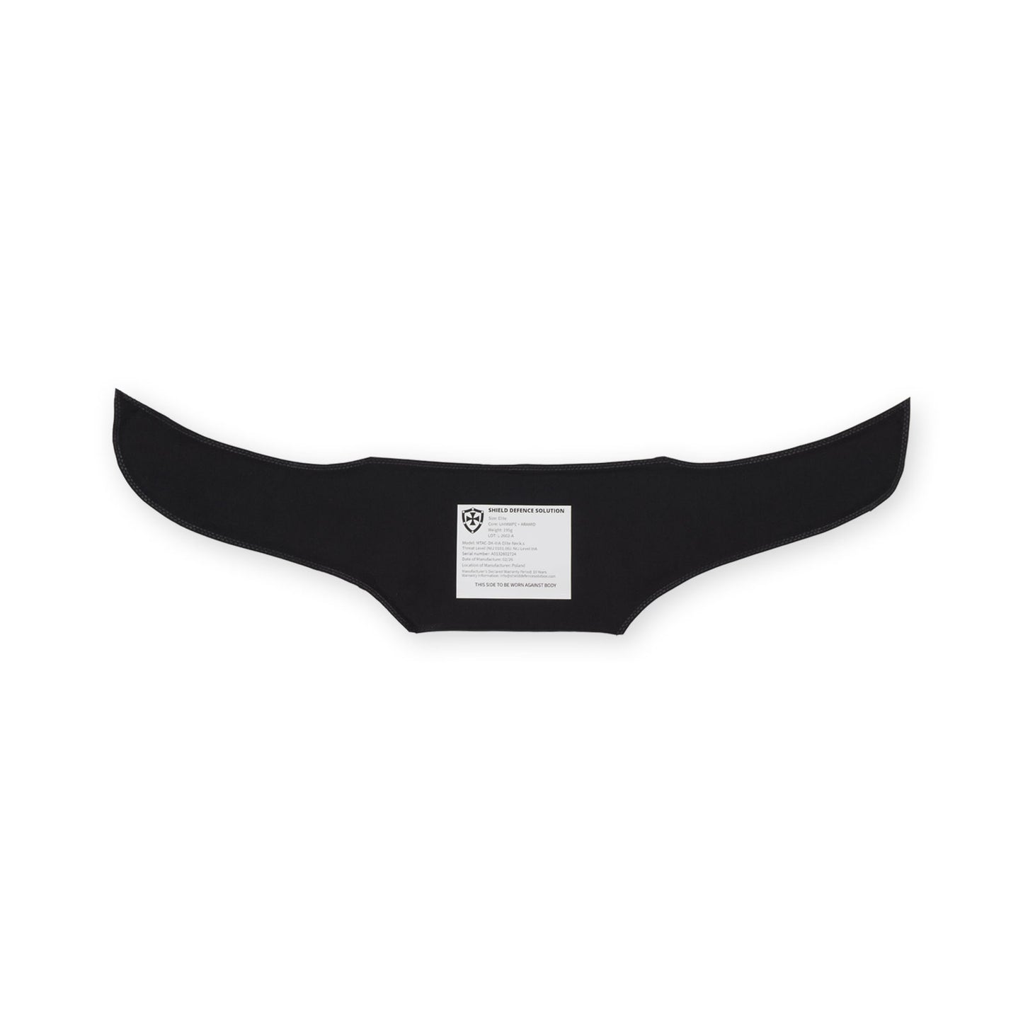 Ensemble d'Inserts Balistiques Souples Cervicaux M-Tac Elite Gorget