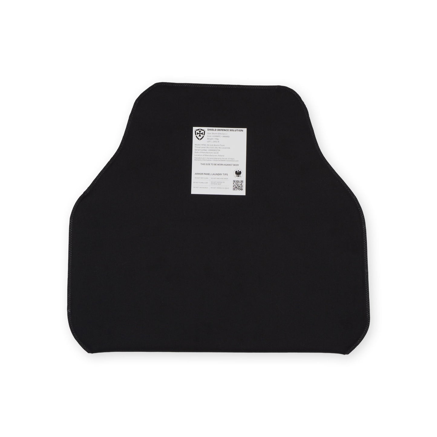 Ensemble d'Inserts Balistiques Souples M-Tac Sturm Gen.II Elite