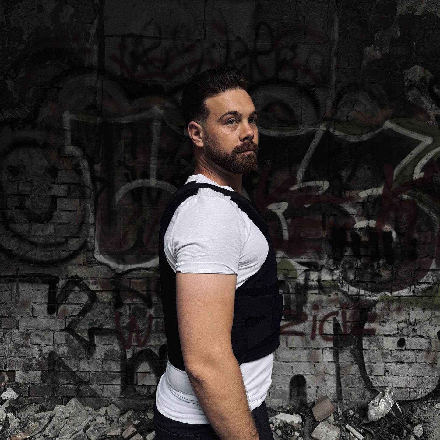 Gilet pare-balles dissimulé – Noir