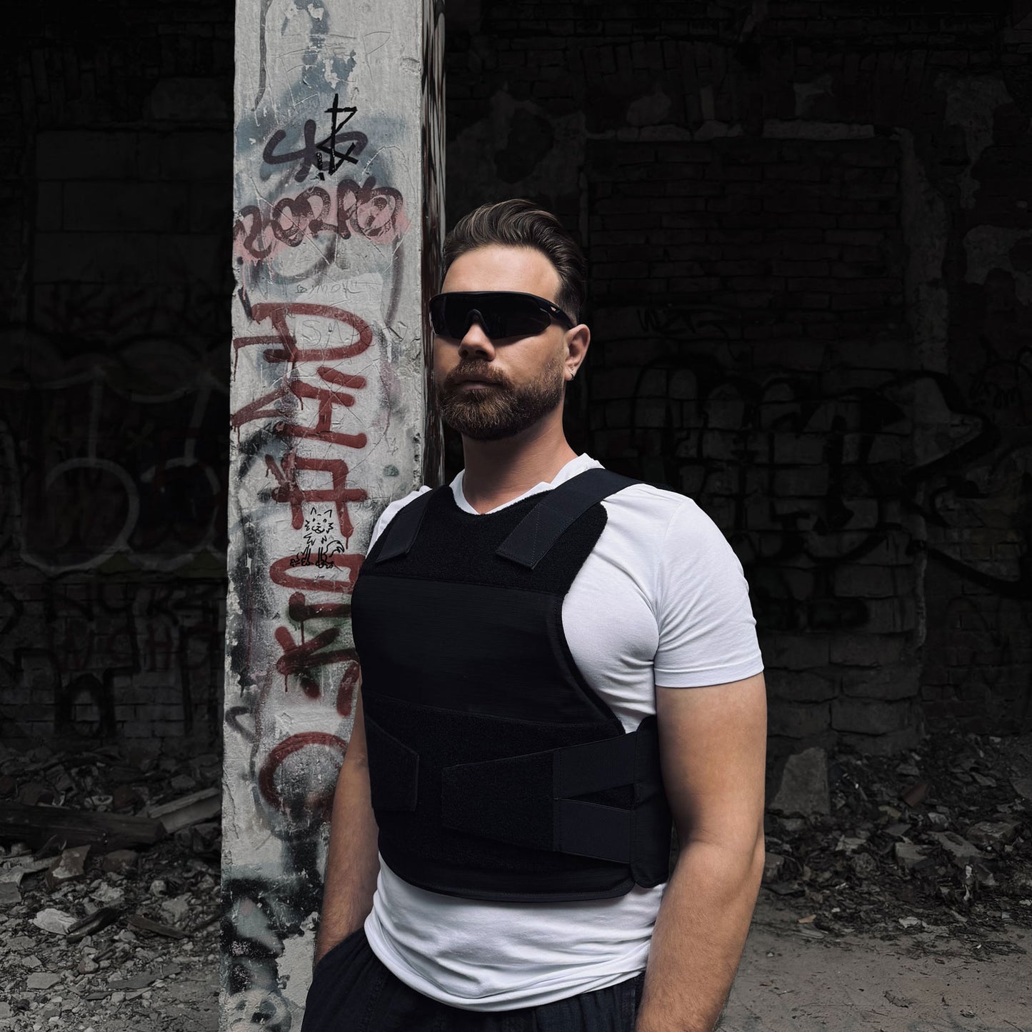 Gilet pare-balles dissimulé – Noir