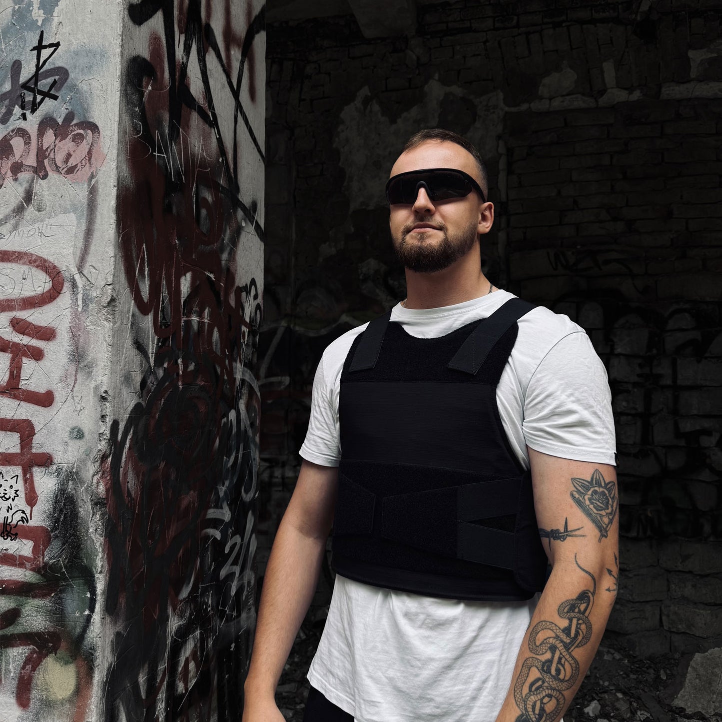 Gilet pare-balles dissimulé – Noir