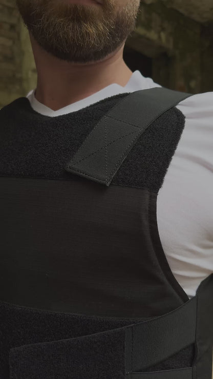 Gilet pare-balles dissimulé – Noir